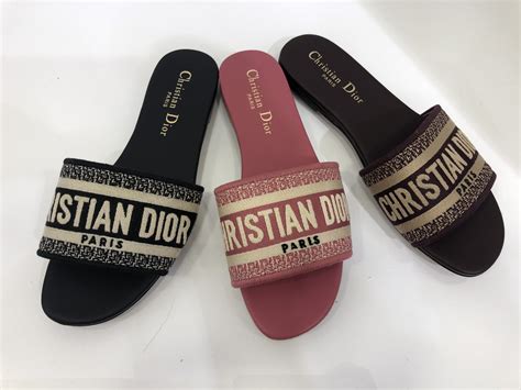 christain dior slipper|Christian Dior female slippers.